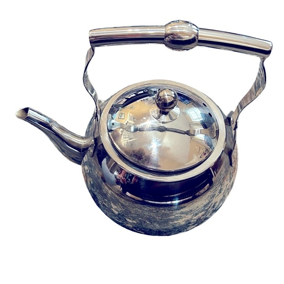 Palm Restaurant 18/10 Stainless Steel Teapot - Picture 5 of 7